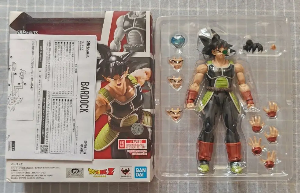 

В наличии: Коллекционная фигурка Bandai Dragon Ball Бардок (отец Гоку), последнее издание, масштаб 1/12, с подвижными суставами, подарок для коллекционеров