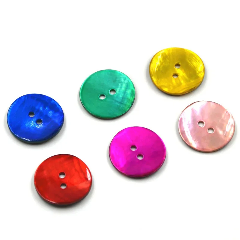 50pcs Colorful Shell Buttons Snaps For Clothes Decorated Buttons For Artware Buttons For Baby Clothes Sewing Accessories