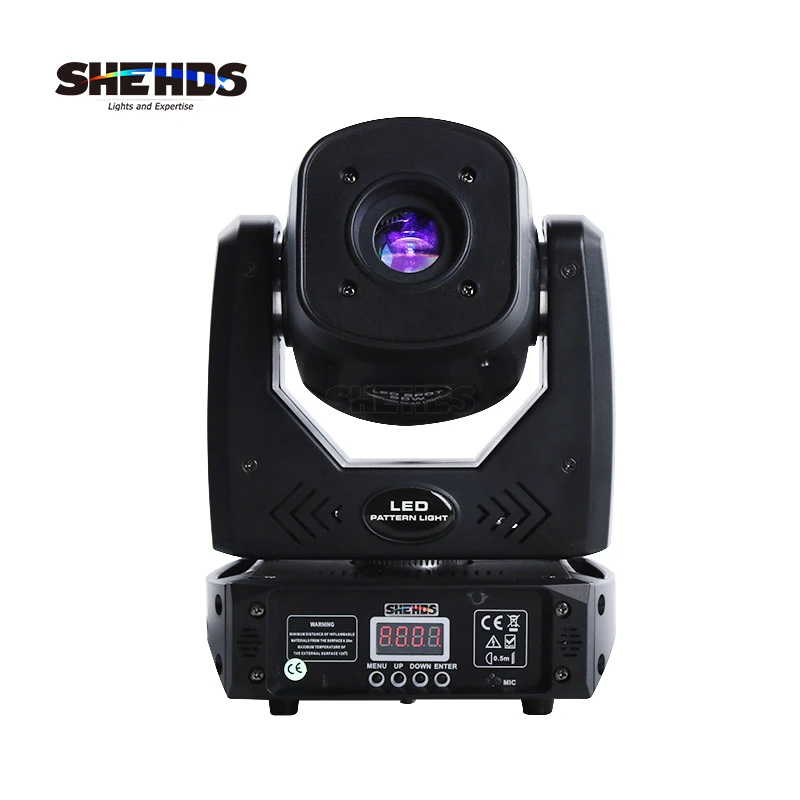 Shehds Led 80W Met 3 Face Prisma Moving Head Light 7 Patroons Electronic Focusso Party Bar Dj Disco Dmx Stage Effect Verlichting