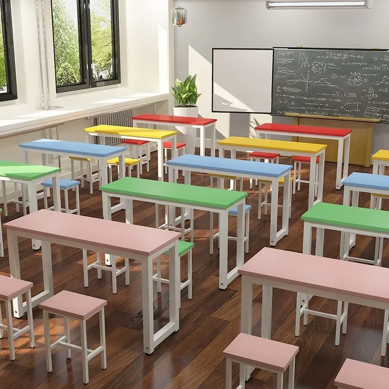 Goedkope Schoolmeubilair Benodigdheden Moderne Trainingstafel Houten Student Kids School Sets Tafel Bureaustoel Schoolbureau