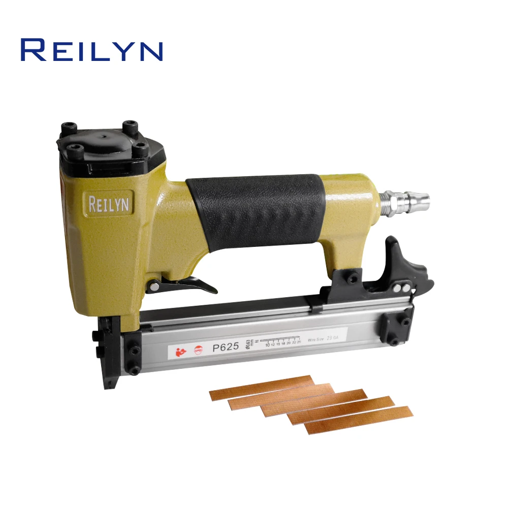 P625 Air Pin Nailer 23Ga Small Fixing Nail Guns for Furniture Wood Board Pneumatic Pin Nailer for Baseboard