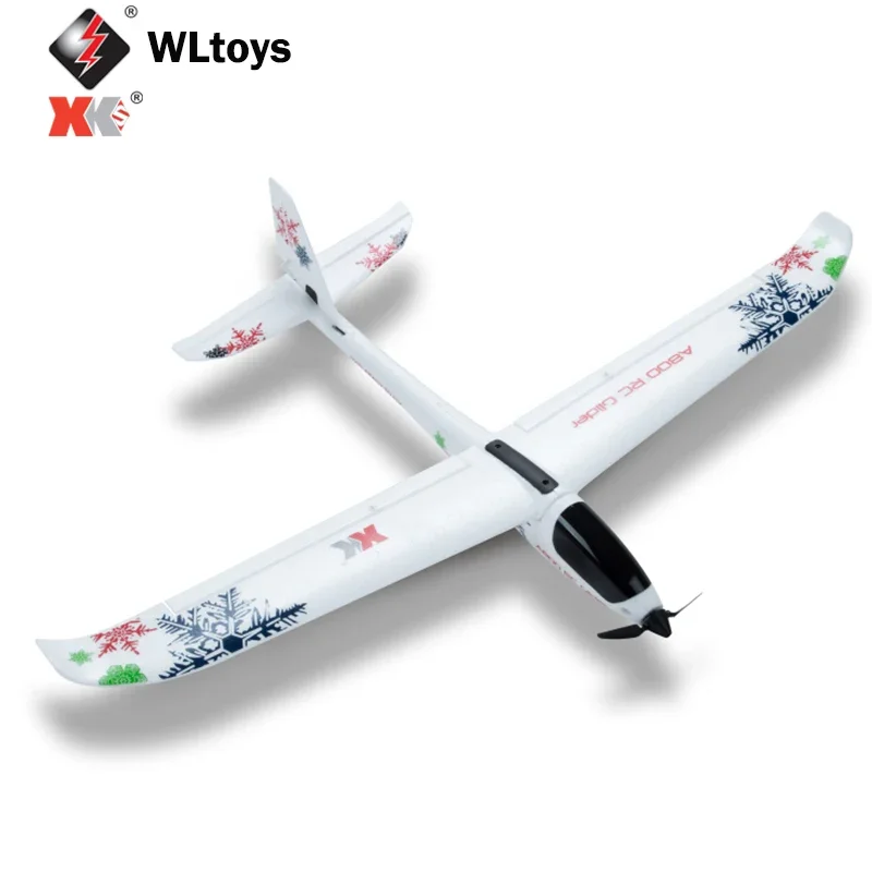 Wltoys XK A800 2.4G 5CH RC Airplane With Gyro Sky King Fixed Plane Push-speed Glider RTF Version For Kids And Adults Gift