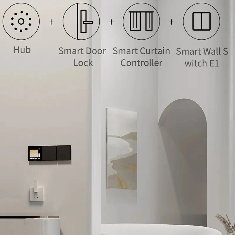 Aqara Hub E1 Zigbee 3.0 USB Smart Mini Gateway USB Wireless Connect APP Remote Control Support Xiaomi Home App Homekit