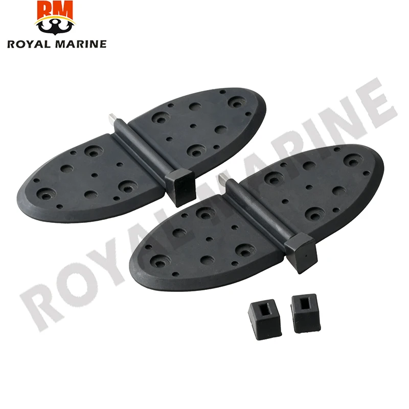 807166A1 Exhaust Y Pipe Single Flappers Water Shutters Kit Set of 2 For Mercruiser V6 V8 1996 & Up Boat Engine Aftermarket Parts