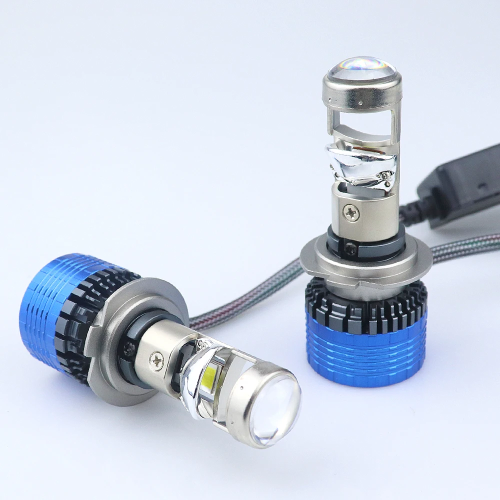 

H4 H7 H11 Светодиодная фара с мини-объективом проектора H9 9005 9006 Авто светодиодные лампы для фар ближнего света Canbus лампа для автомобиля/двигателя 12 В 24 В