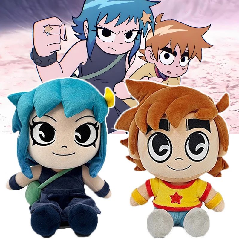 

Scott Pilgrim Plush Toy Anime Scott Pilgrim Takes Off Plushies Figure Soft Stuffed Dolls Cartoon Peluche Kids Birthday Gifts
