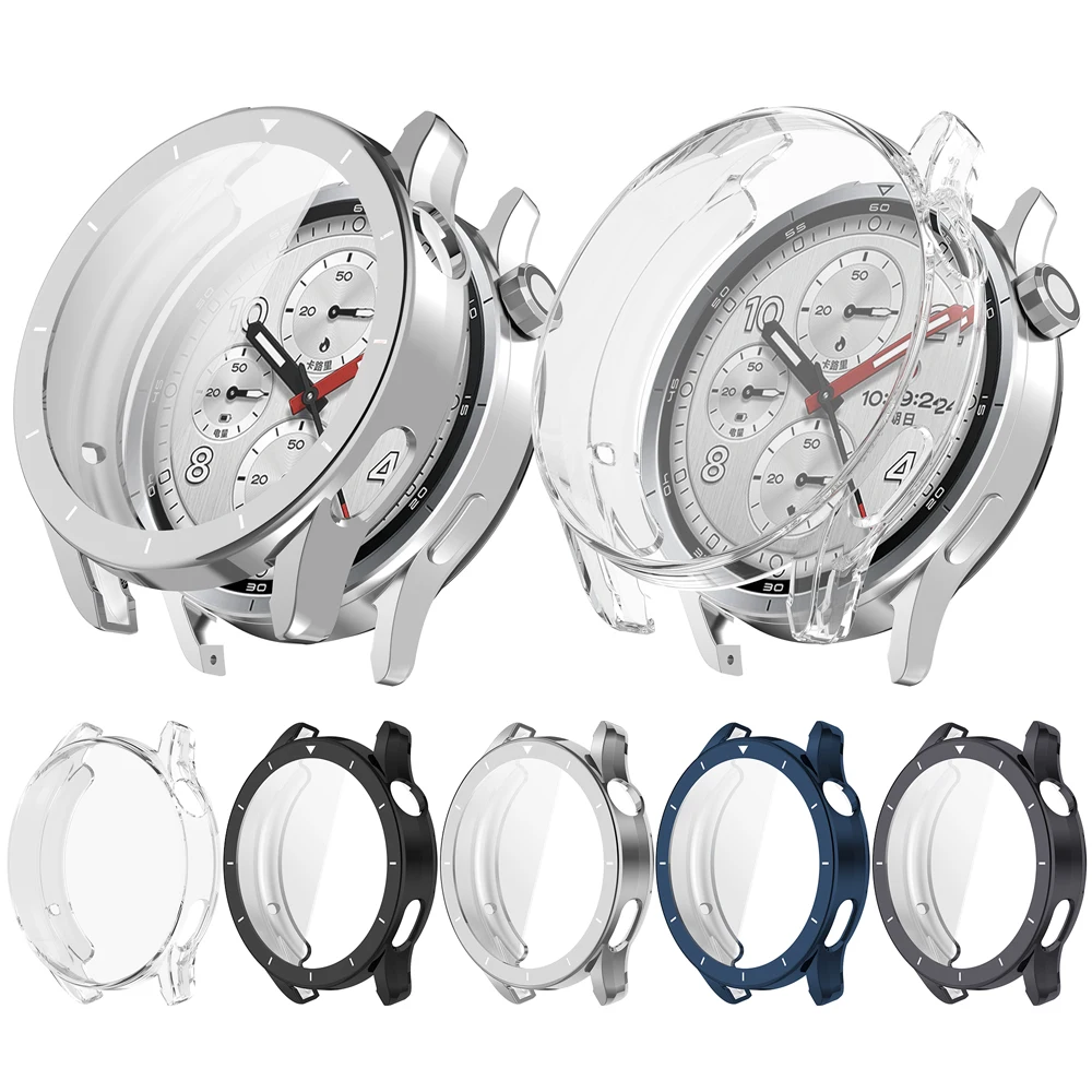 

Soft TPU Plating Protector Skin Case For Xiaomi Watch S5 Smartwatch Protective Skin Shell Cover Guard