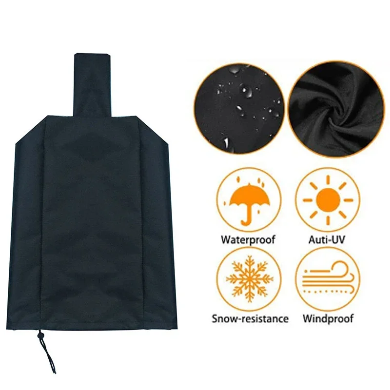 Cubierta protectora para horno de Pizza, protector solar impermeable, cubierta antipolvo para parrilla de tela Oxford, accesorios para barbacoa al