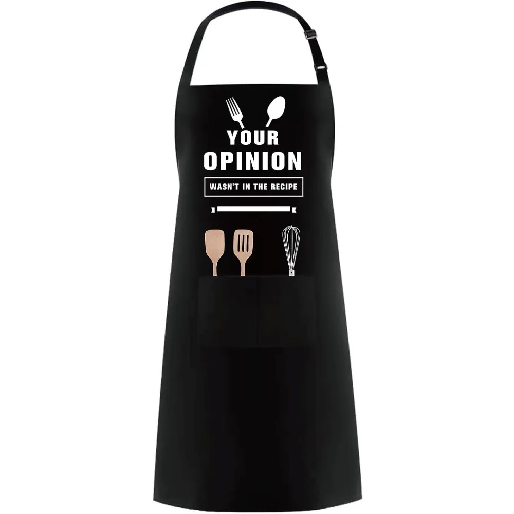 

Funny Apron - May The Forks Be With You Grill Aprons for Men Kitchen Cooking Aprons Adjustable BBQ Bib Apron