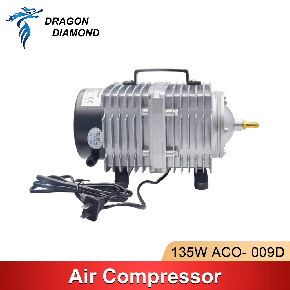 Imagem -04 - Compressor da Bomba de ar ac 110v 220v Auxiliar ar Magnético Elétrico para Co2 Cnc Máquina Corte Gravura a Laser Aco009d 135w