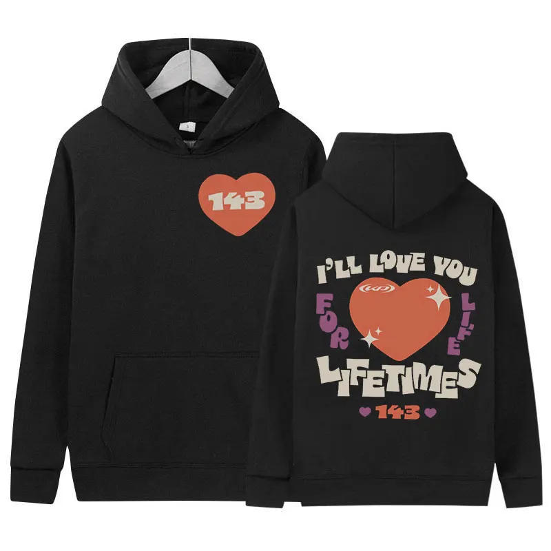 Katy Perry Ill Love You Lifetimes 143 Print Hoodie Men Women Aesthetic Fashion Oversized Sweatshirt Loose Pullover Clothing Hood