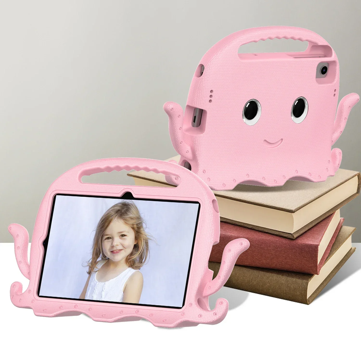 EVA Kids Case for Samsung Galaxy Tab A9 Plus S9 S9 FE S8 S7 11 inch Octopuses Cartoon Tablet CoverSM-X210 SM-X510 X710 X700 T870