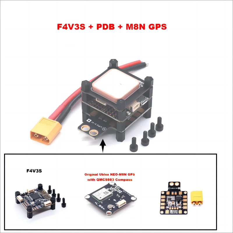 F4 V3 F4 V3S M8N GPS LC Betaflight Flight Controller Board Barometer OSD TF BN880 Quadcopter RC Drone FPV Racing