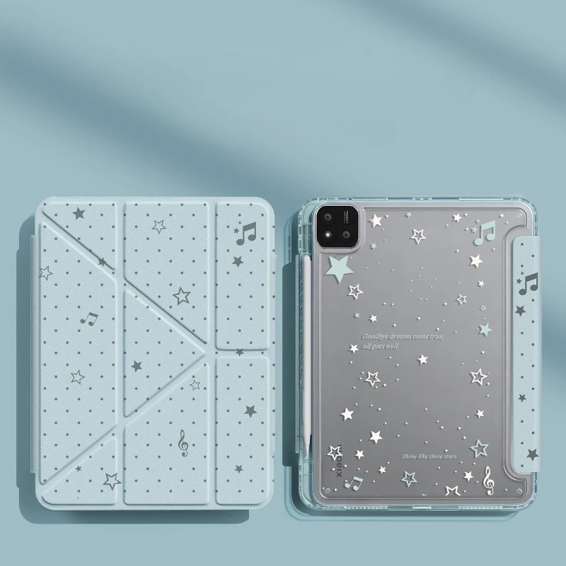 Stars Smart Case with Pen Holder for Xiaomi Pad 5/5Pro 6/6Pro 11 Inch Redmi Pad SE 11 Pro 12.1 Xiaomi Pad 7/7Pro 8/8Pro 11.2