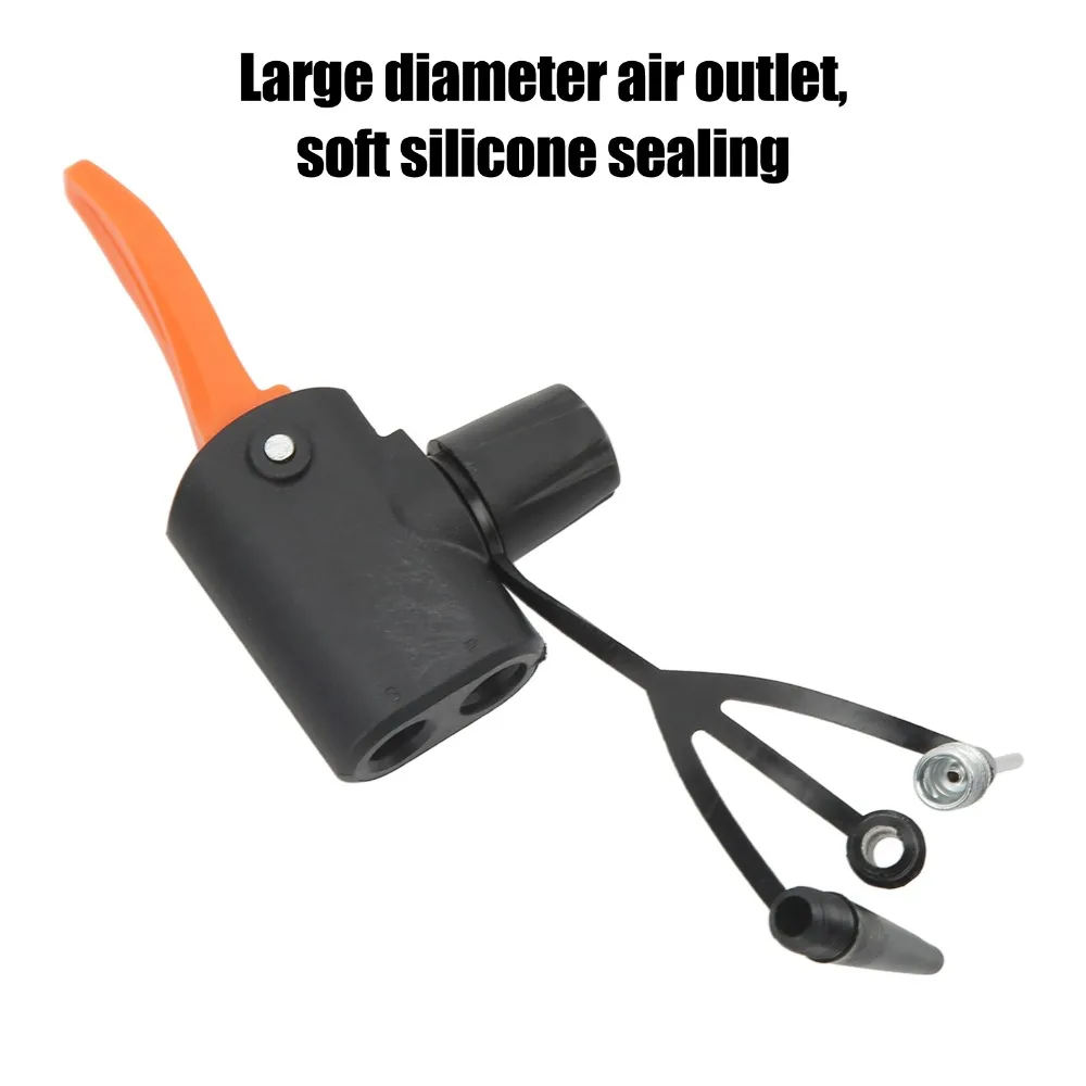 

Lightweight Bike Air Nozzle Versatile Function Easy Installation Bike Pump Nozzle Portable with 3 Air Nozzle Adapters