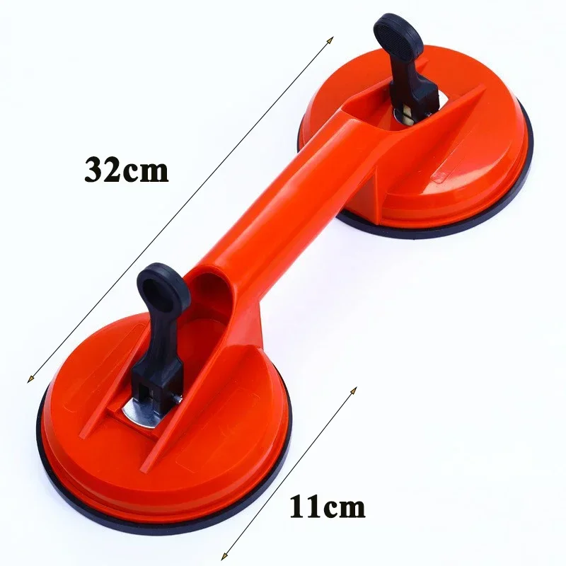 Lidar com ventosa dupla ventosas extrator de amassados lidar com levantador de carro removedor de amassados para levantar vidro reparação ferramenta manual