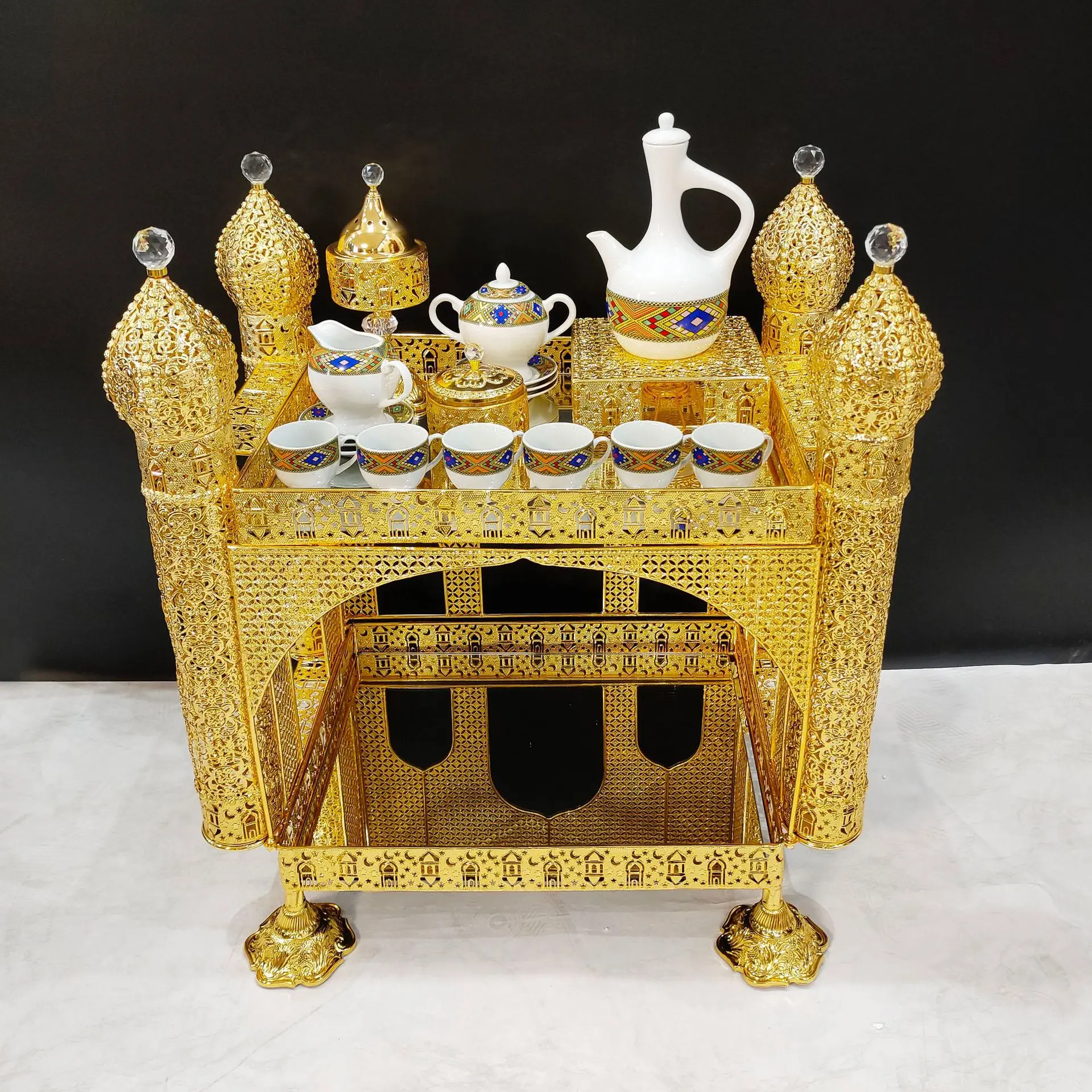 Middle Eastern Arabic Incense Burner Aroma Burner Luxury High-end Ethiopian Coffee Set