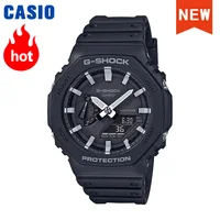 Reloj Casio GA-2100 serie 2026 para hombre, diseño Flame Inside, deportivo, multifuncional, a la moda, antichoque, con esfera de color, G-SHOCK