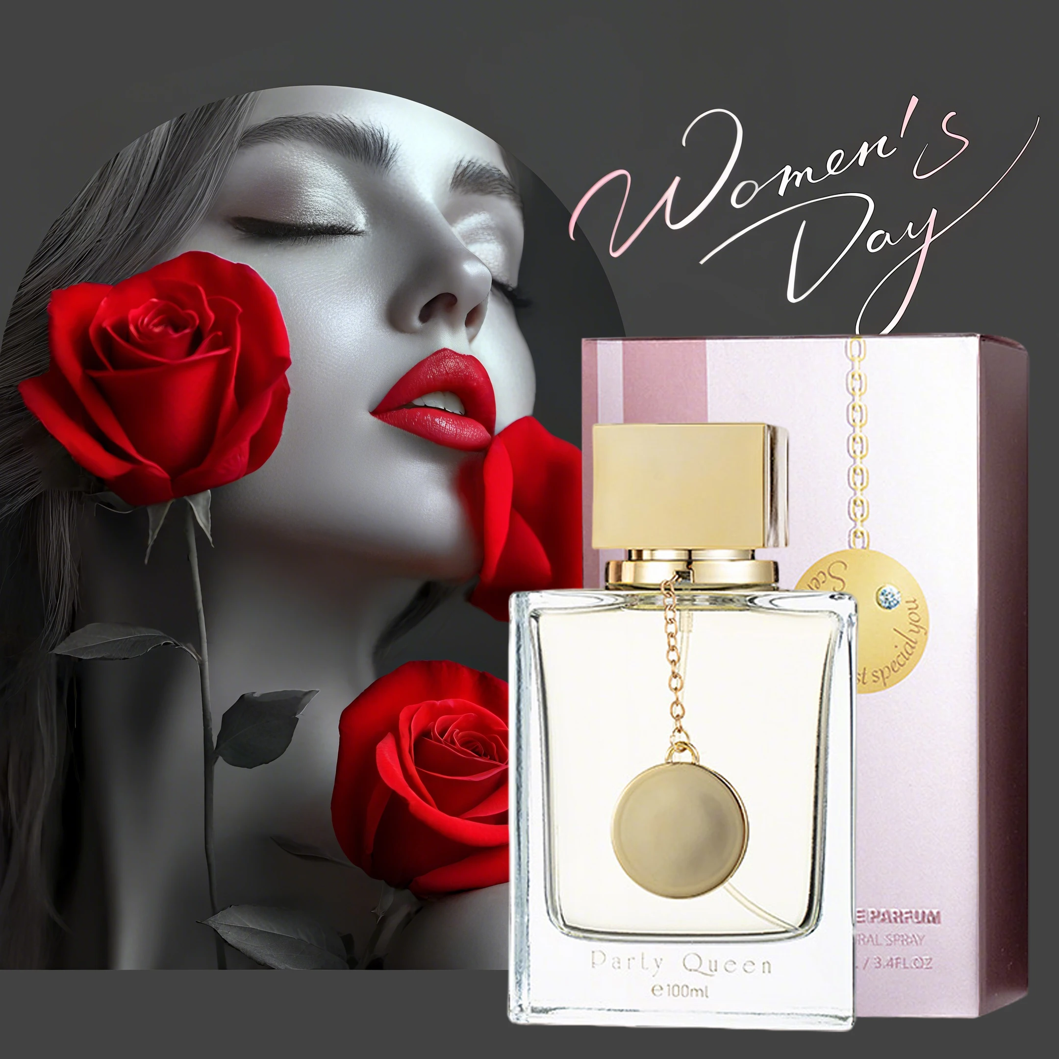 3. رذاذ عطر للجسم والشعر سعة 4 أونصة للنساء، بخاخ عطر للمواعدة والحياة اليومية، هدية مثالية لعيد الحب، ملاحظة فواكه
