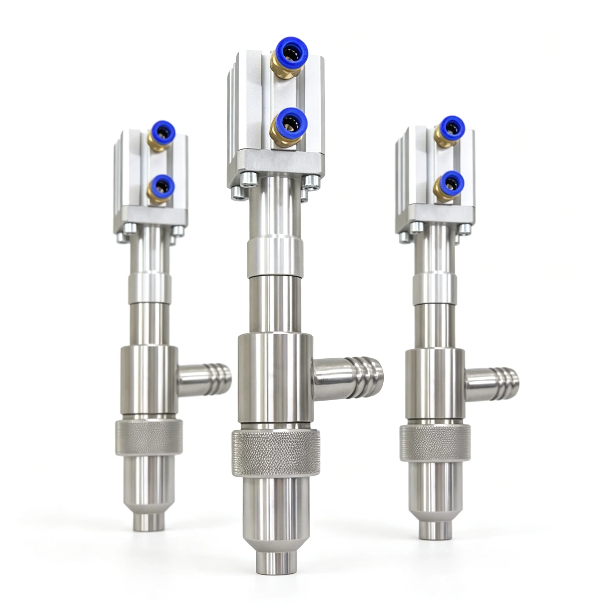 304 Stainless Steel Anti-Drip Pneumatic Filling Head Discharge Nozzle Valve for Liquid Paste Filling Machines - Durable Accessor