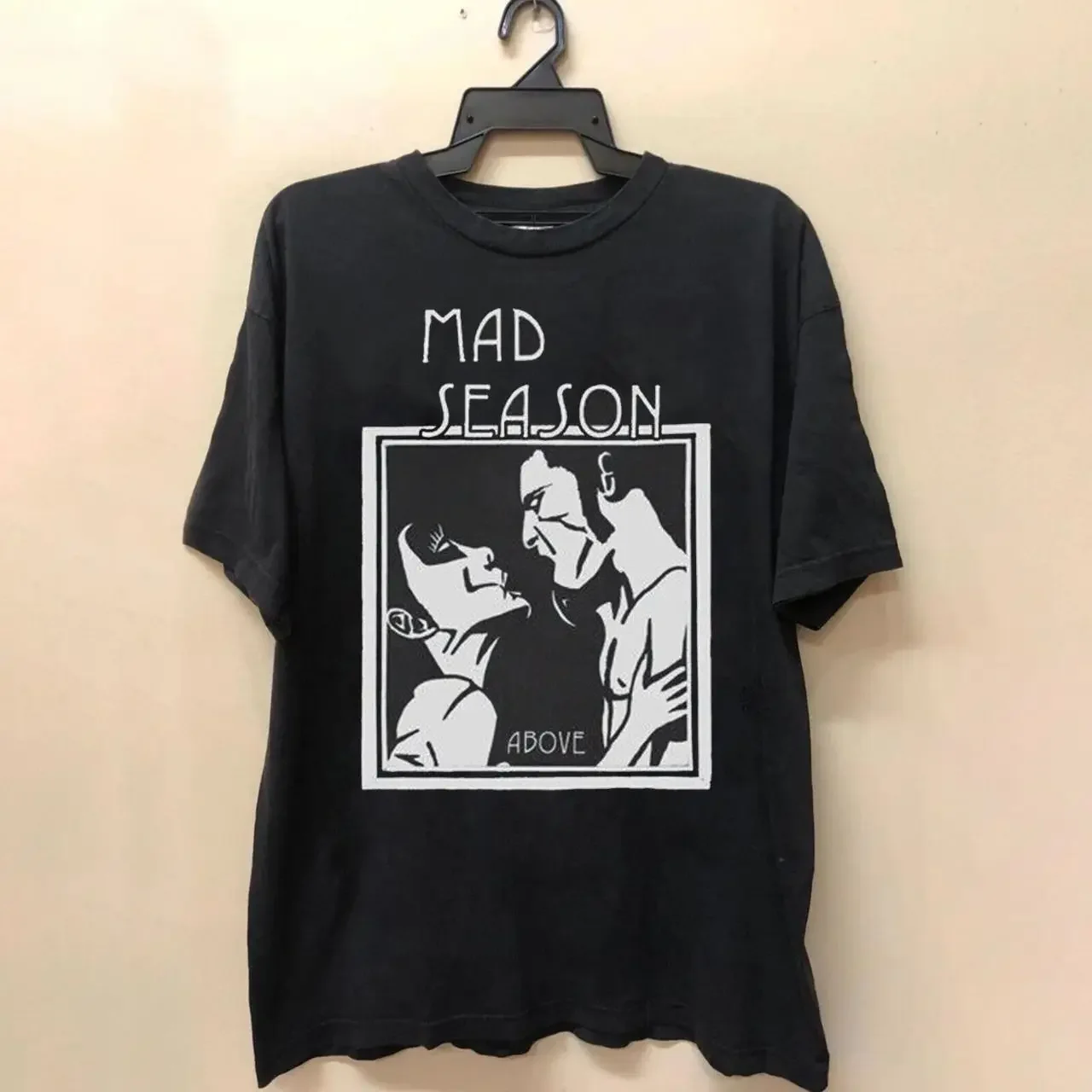 Vintage Mad Season Above Album Layne Staley Alice en chaînes t-shirt unisexe KH4201