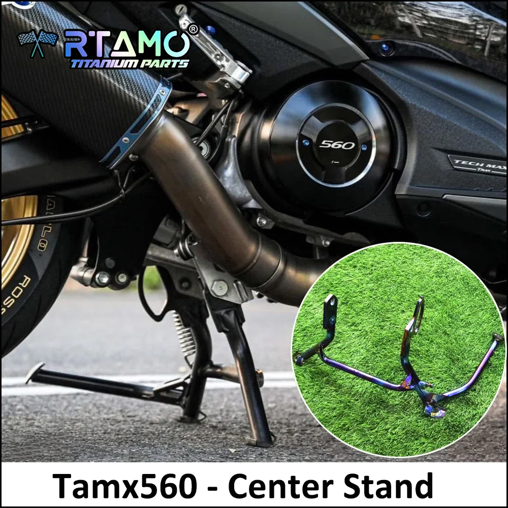 

RTAMO Gr5 Titanium Alloy Center Stand Fit for Yamaha Tmax560 Main Stand High Strength