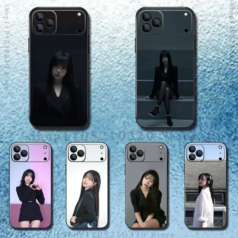 

Singer Actress Jo Y-Yuri Phone Case For iPhone 17,16,15,14,13,12,11 ,Pro Max,XS,X,XR,SE,Mini,8,7,Soft Silicone Black Cover