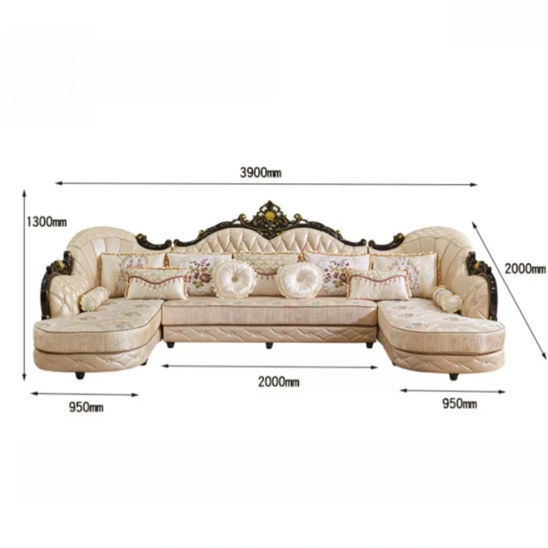 Leather Sleeper Sofa Bed U Shaped Italian Creative Soft Couch Accent Pouf Armchair Fauteuils De Salon Beautifylife Furniture