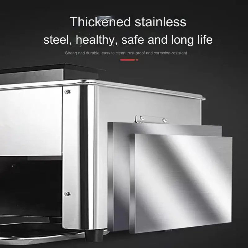 Fresh Meat Slicer 14in Dual-port Electric Small Household Meet Cutter Machine Meat Slicer