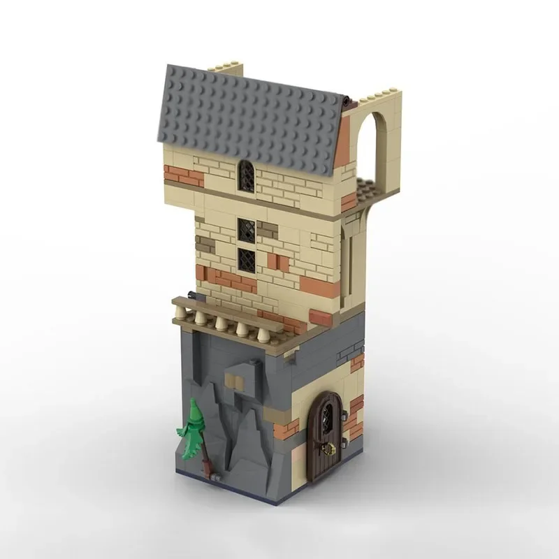 Moc Building Bricks Modular Magic Castle: Great Hall Connecting Corridor Technology Blocks Christmas DIY Toy Construction Gifts