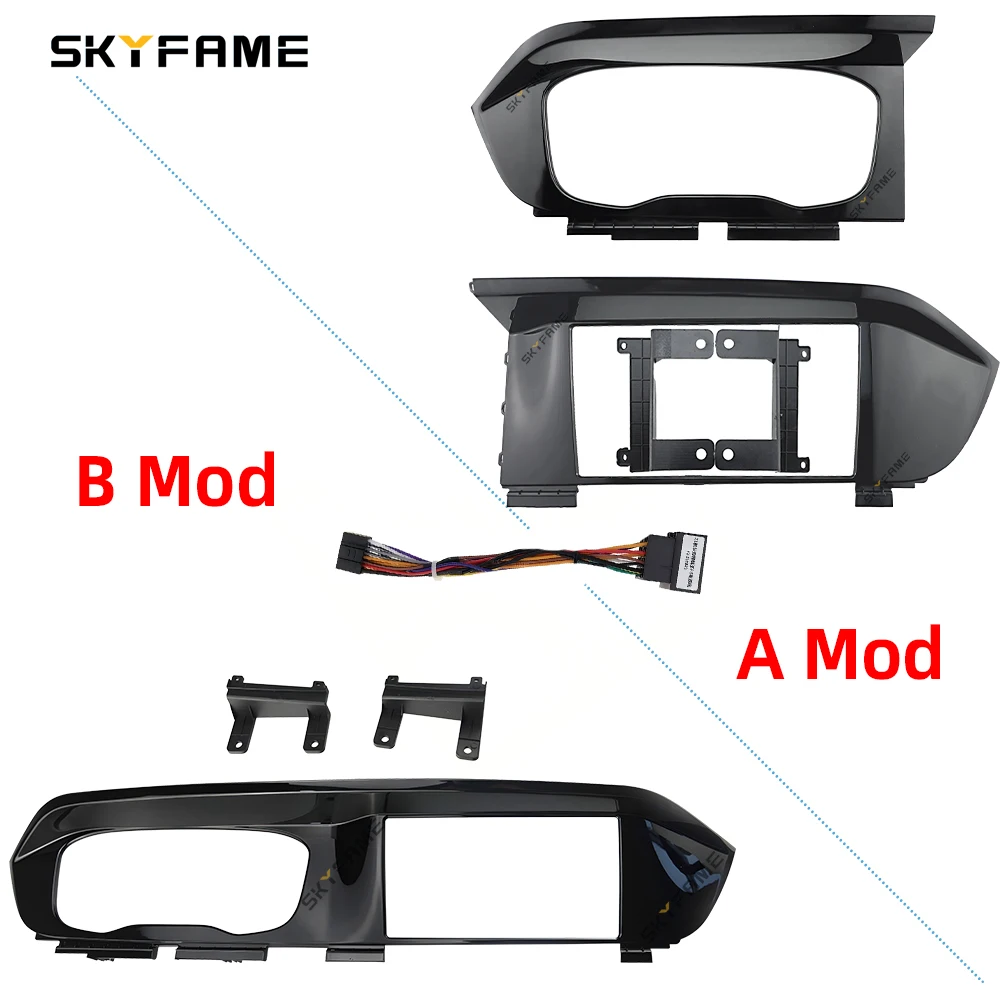 SKYFAME Car Frame Fascia Adapter Decoder Android Radio Dash Fitting Panel Kit For Chana KuaYueXing V5