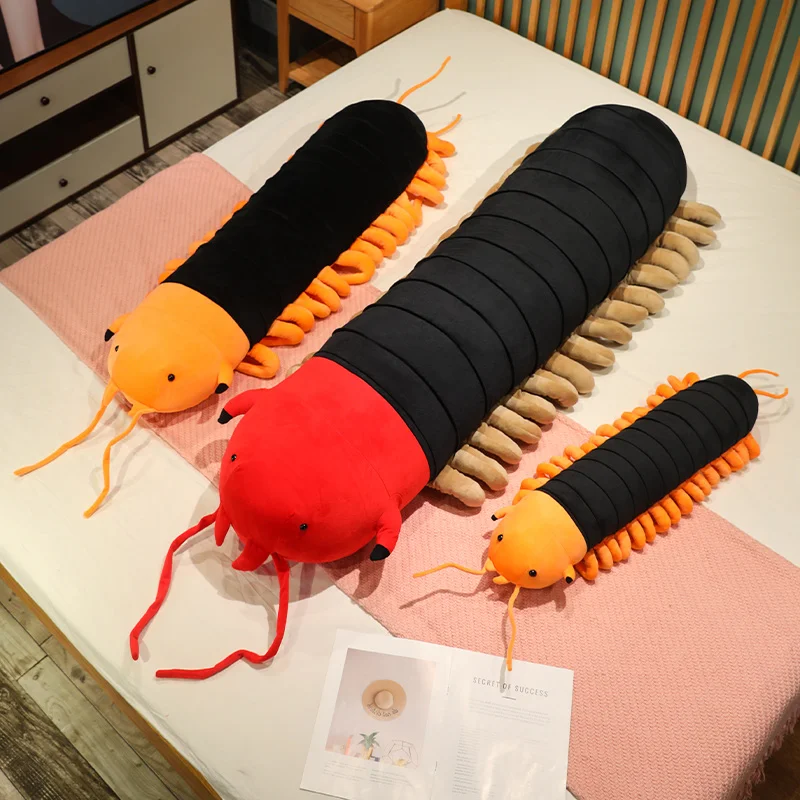 Kawaii Centipede Doll 70/110cm Simulation Centipede Doll Simulation Animal Plush Toy Simulation Stuffed Doll Toy Gifts