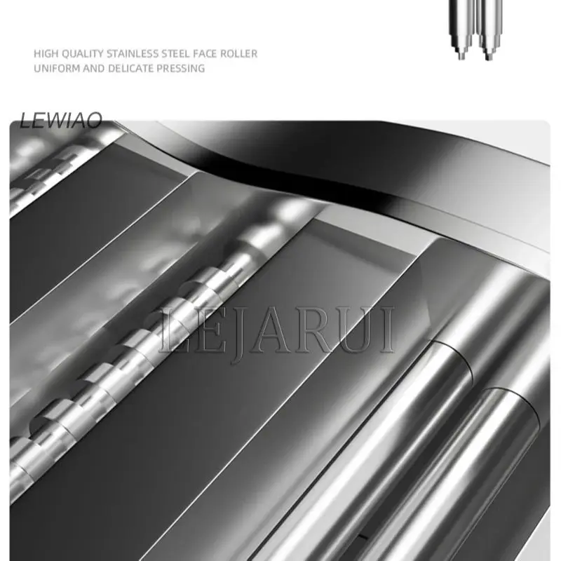 ماكينة صنع المعكرونة المعكرونة 220 فولت ماكينة صنع المعكرونة المنزلية للمطبخ من الفولاذ المقاوم للصدأ ماكينة صنع المعكرونة الكهربائية السباغيتي