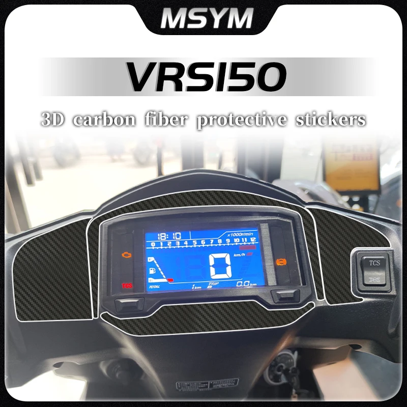 

For DAYANG VRS125 Vrs 125 vrs125 vrs 125 Stickers 3D carbon fiber protective stickers car body film decal accessories