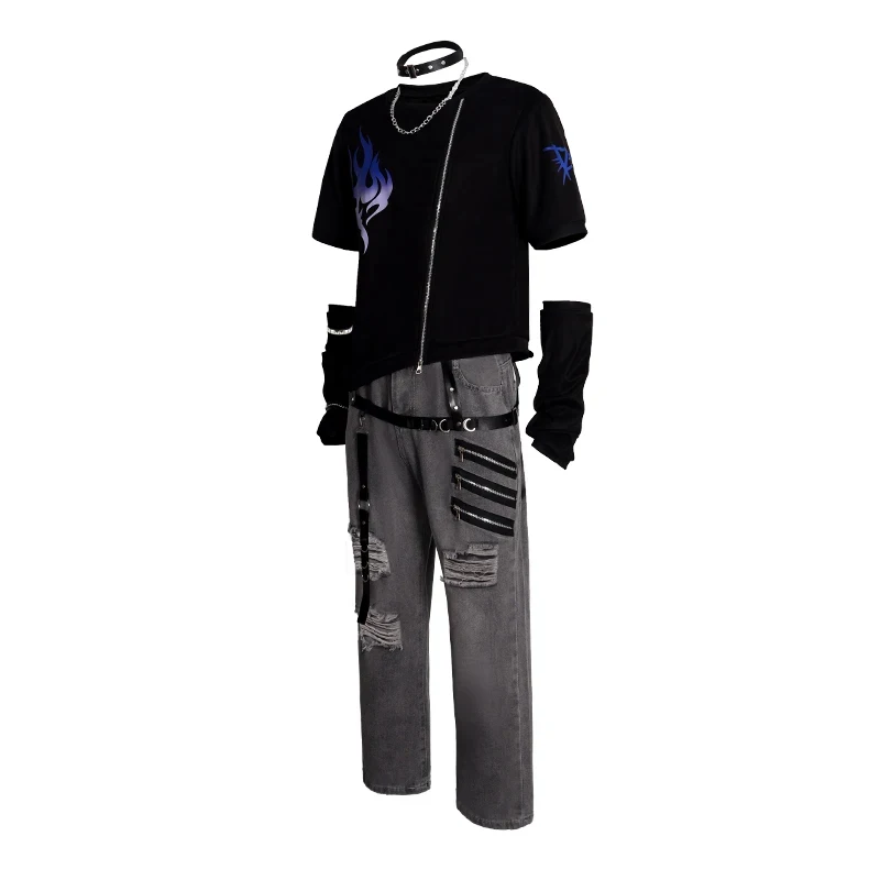 

New Anime Project Sekai Aoyagi Toya Cosplay Costume Carnival Halloween Outfit Craving flame FD1;6
