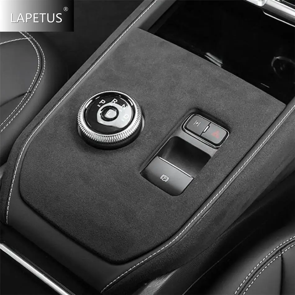 ABS Central Control Shift Gear Box Panel Decor Cover Trim For Ford Mustang Mach E 2021 2022 2023 Auto Carbon Fiber Accessories