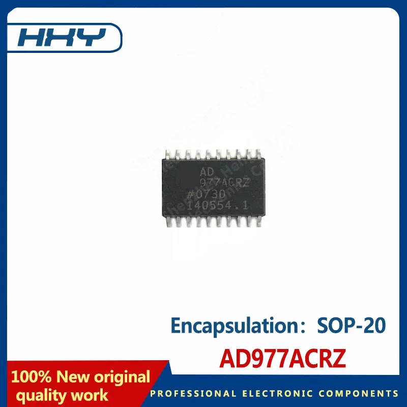 

1pcs The AD977ACRZ is packaged with the SOP-20 analog-to-digital converter