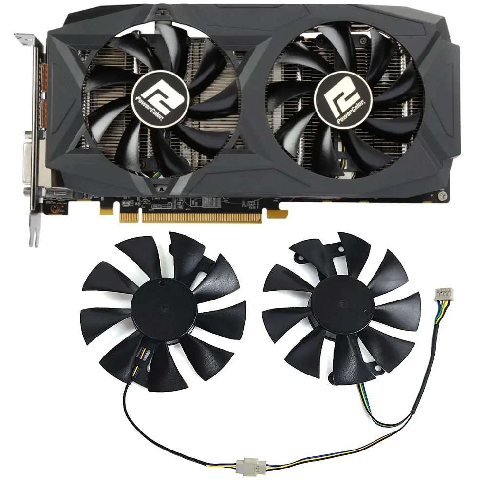 Nuevo ventilador de refrigeración de GPU de 85MM AX RX 580 480 470, para PowerColor Red Dragon Radeon RX 580, RX 480, RX 470, ventilador de repuesto