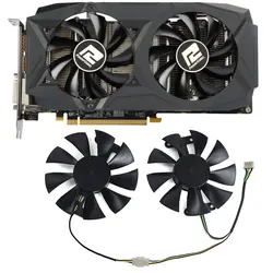 새로운 DIY 85MM AX RX 580 480 470 GPU 냉각 팬, PowerColor Red Dragon Radeon RX 580, RX 480, RX 470 비디오 카드 교체 팬용