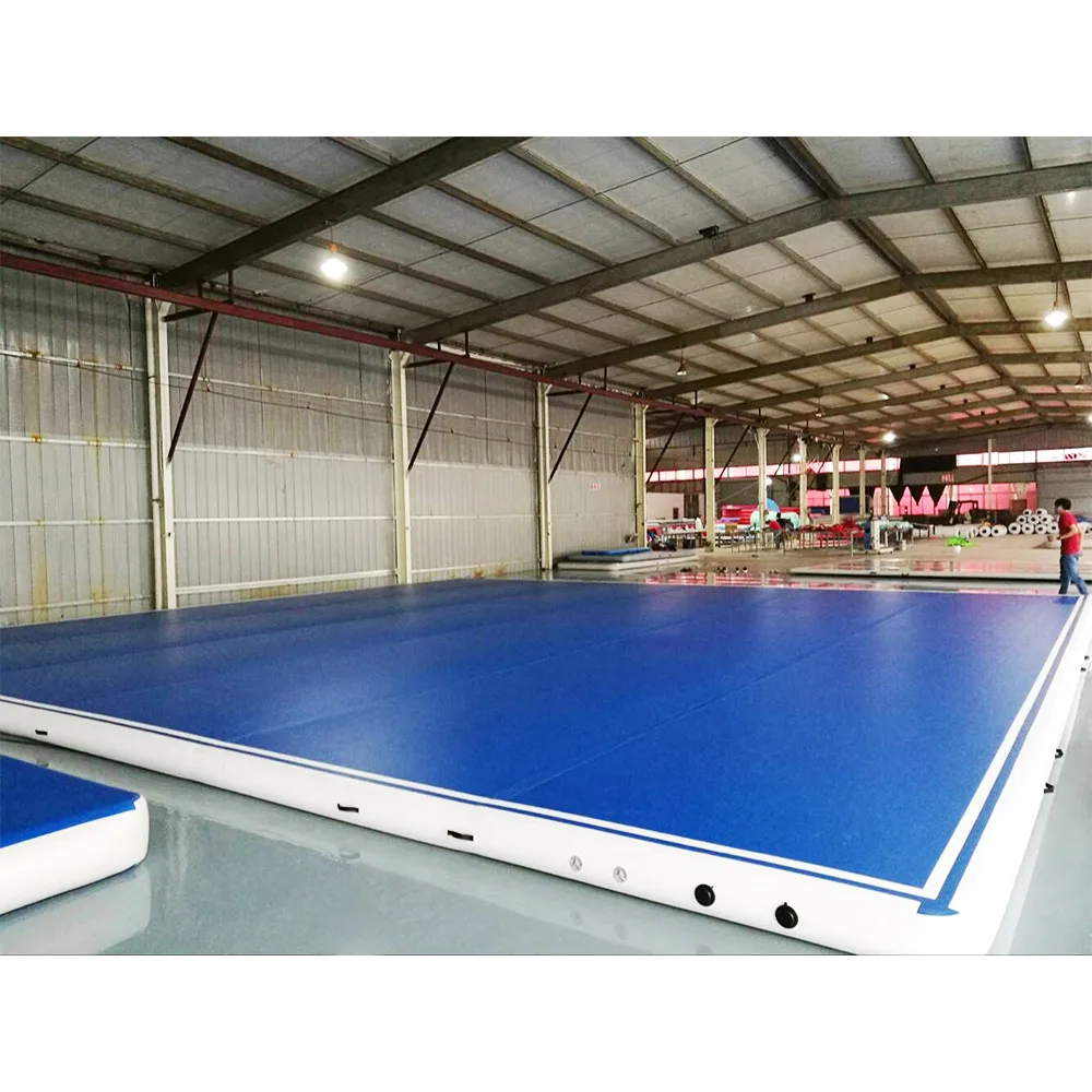 Air Floor Square Inflatable Jumping Pad Tumbling Mats Gymnastics air Track air Trick Pro