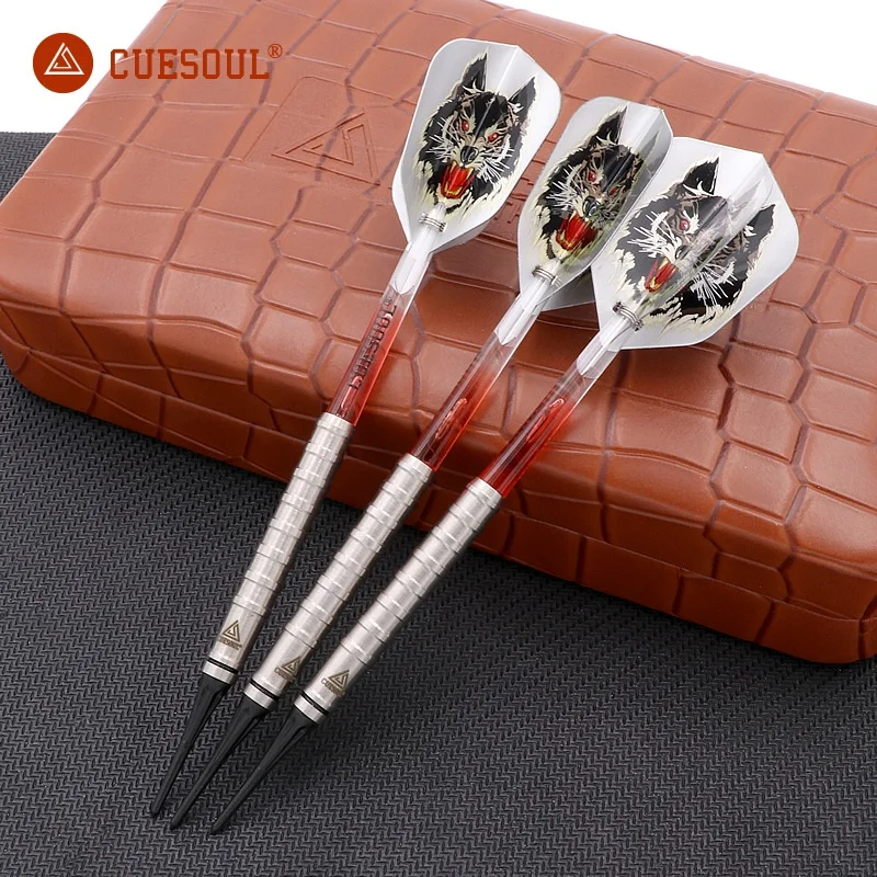 

CUESOUL 90% Tungsten Soft Tip Dart Set 16g/18g Professional Electronic Darts 3 pcs