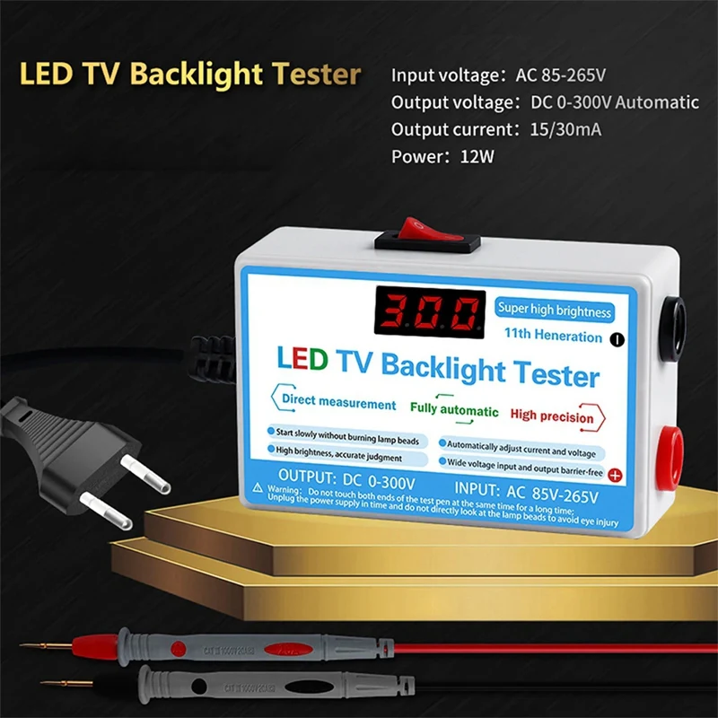 Testador de luz de fundo de tv led multiuso completo tiras de led ferramenta de teste equipamento de reparo de tv para testador de luz de fundo led