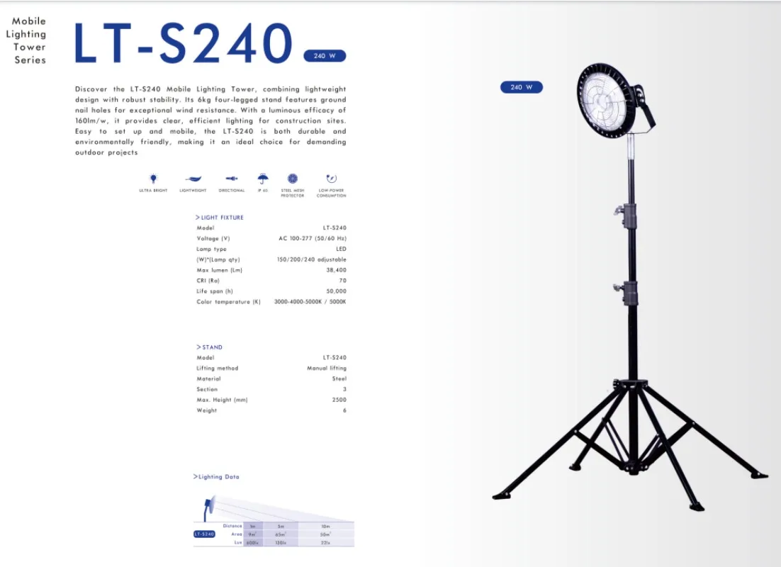 Best Price China Dedicated Factory Mobile Portable LED Flood Tower For Sale