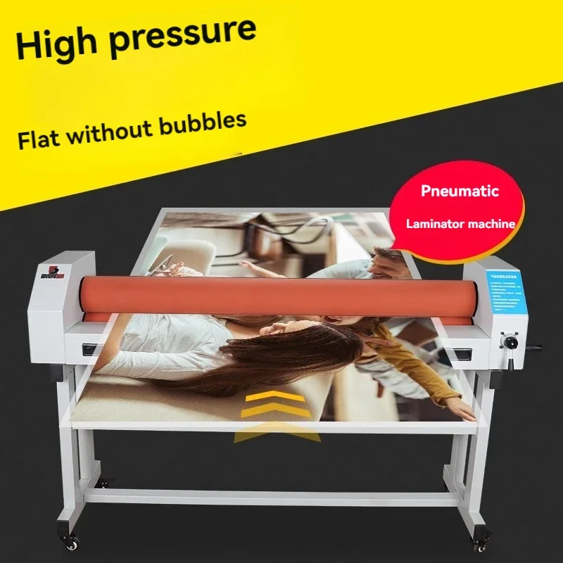 2025 Heavy Duty Pneumatic Cold Mounting Machine Electric Laminator Cold Advertising Photography KT Board Cold Roll Laminator