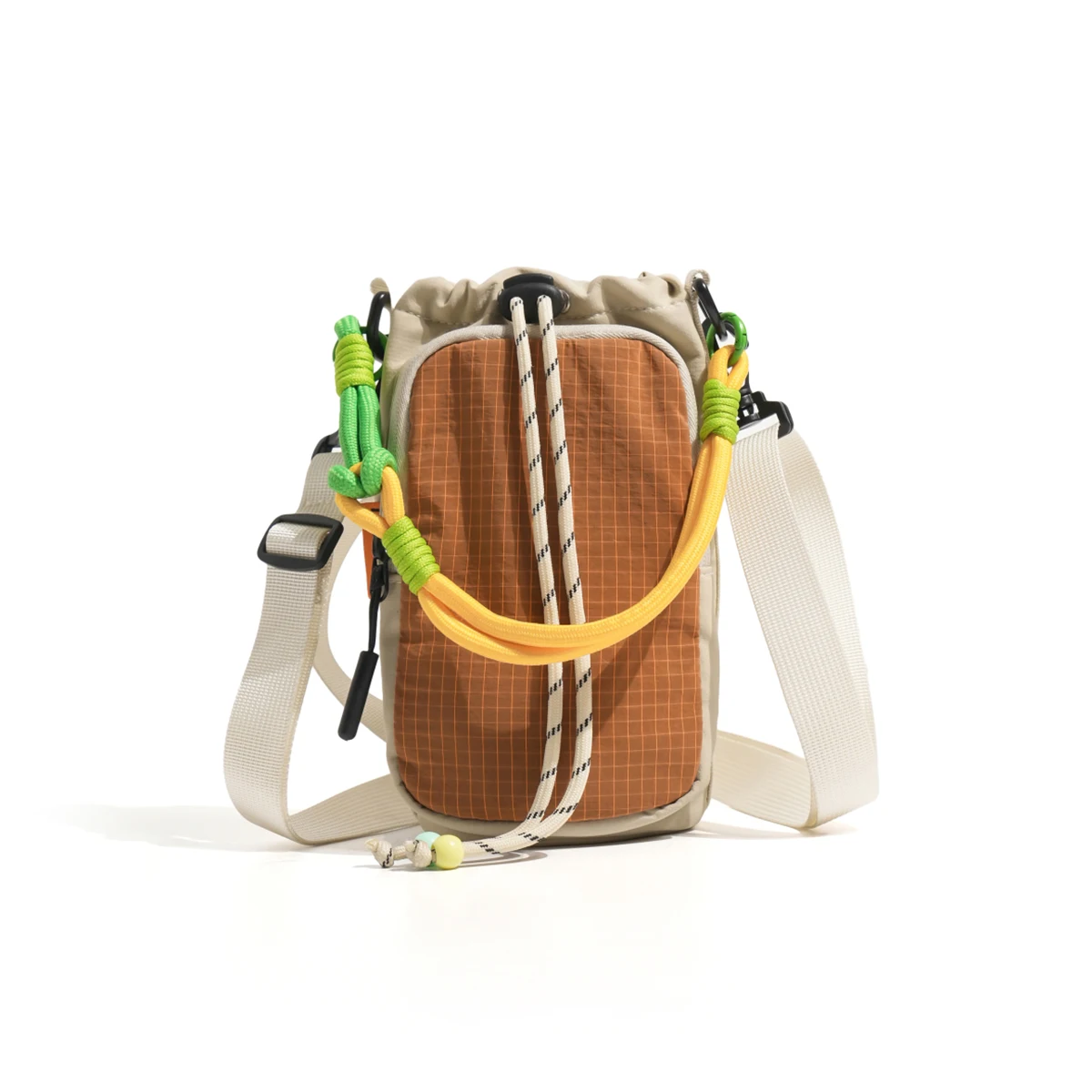 Dopamine Crossbody Wasserflaschentasche 2026 Neues Modell Tragbare Große Kapazität Handytasche Wasserdichte Wasserflaschentasche für Studenten – Detail 14