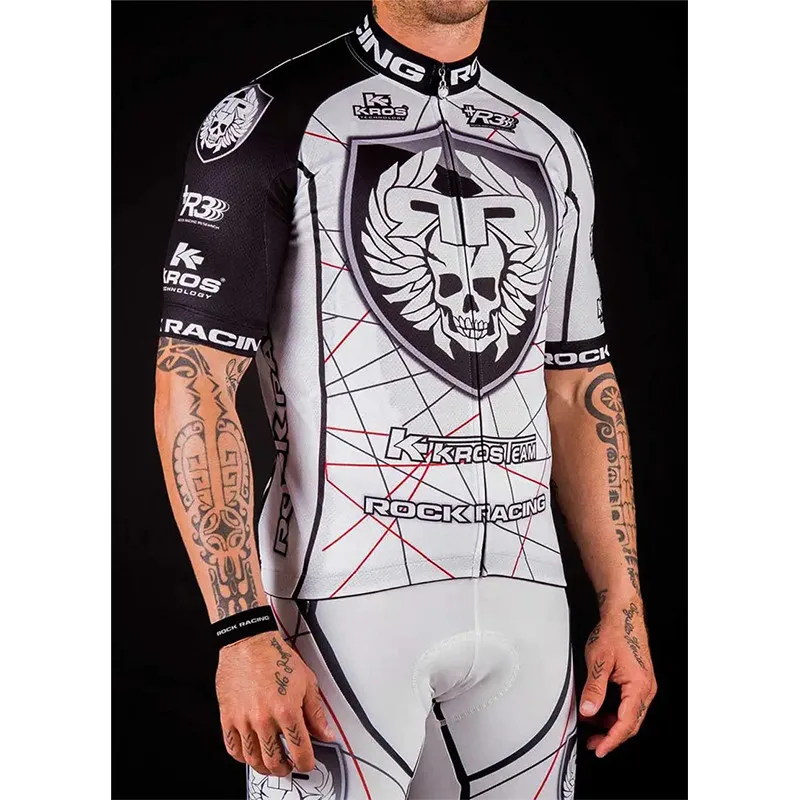 

Men's Rock Skull Cycling Clothing, Jersey Sport Set, Mountain Bike Shorts, Spring 2022 New