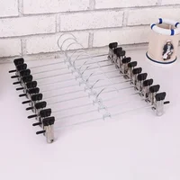 20pcs/10pcs Dress Hanger Stainless Steel Trousers Clips Non-Slip Skirts Clothes Hanger Pant Rack Wardrobe Hanger Pants Tong - Image 2