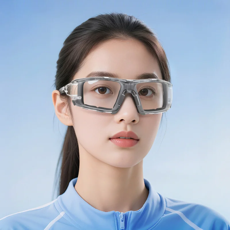 Transparente Schutzbrille für Erwachsene und Jugendliche, Schutzbrille für Sport, gegen Wind, Sand, Nachtfahrten, Radfahren, Augenschutzbrille
