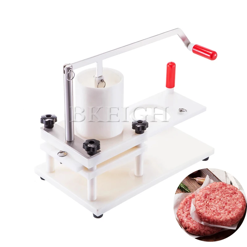 Upgrade Of Commercial Hamburg Meat Cake Making Machine To Desktop Fixed Pork And Fish Cake Forming Machine