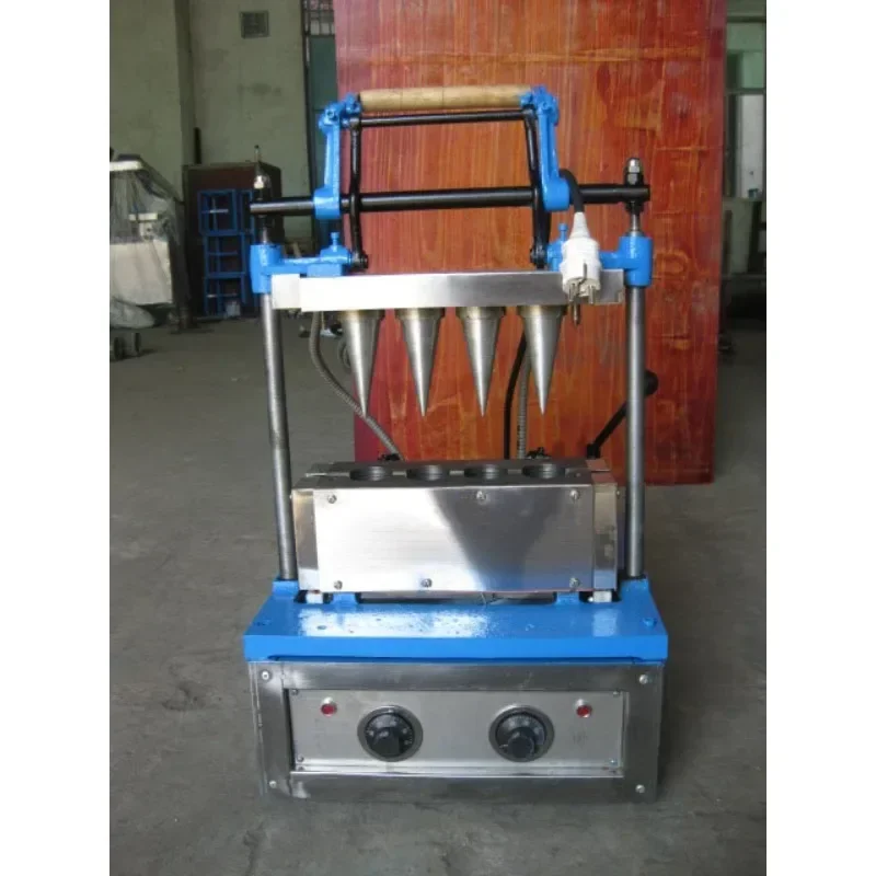 

Отличная цена для денег Машина для формования конусов для мороженого из нержавеющей стали Машина для изготовления пирогов из скорлупы мороженого